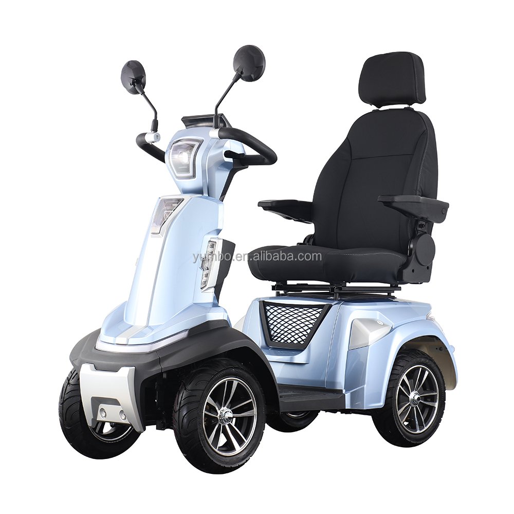 Hot Selling 4 Wheel Power Mobility Scooter Portable Motorized With Magnetic Brake For Adults For Disabled For elderly