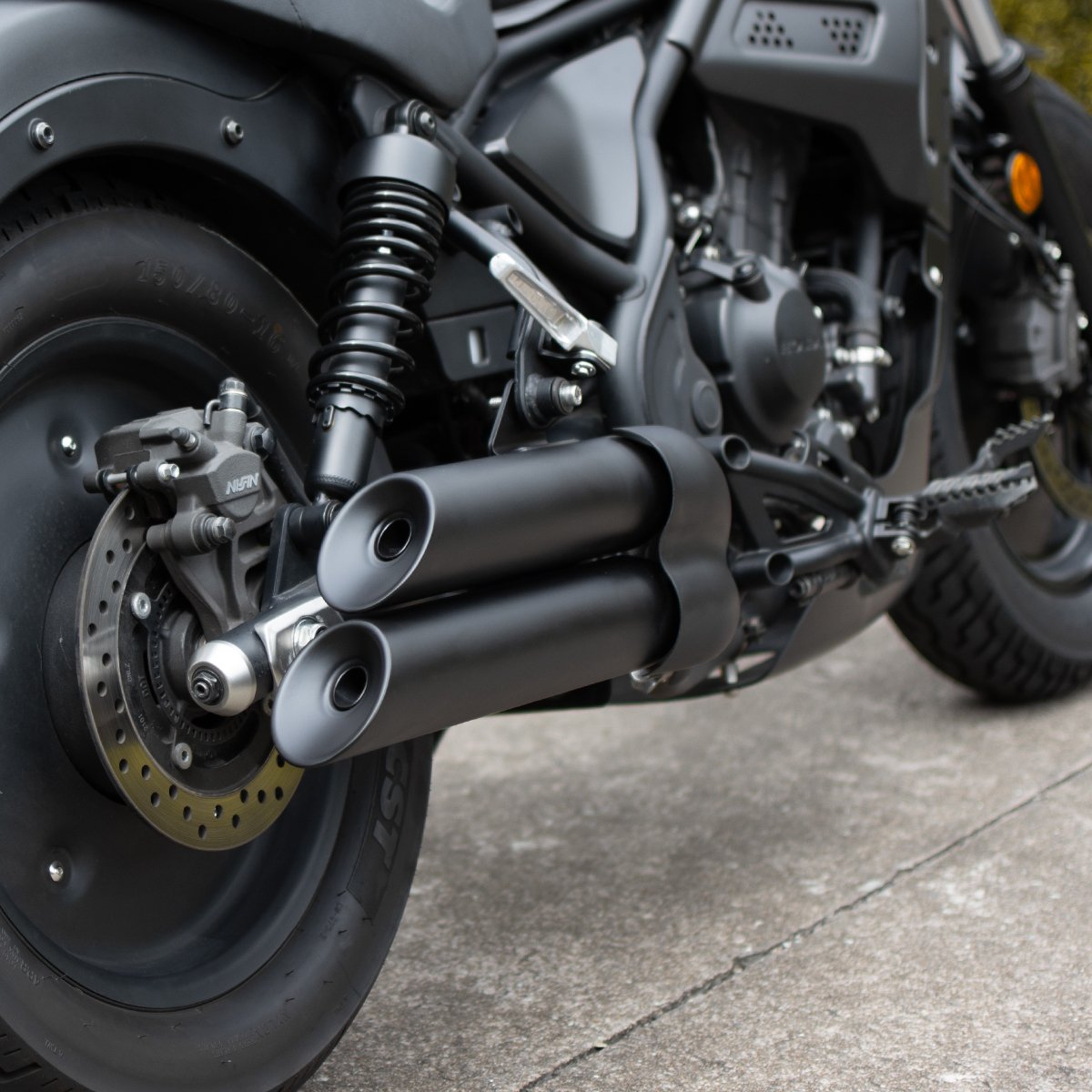Motorbike Performance Exhaust Silencer Tailpip Motorcycle Reform Resonator Muffler Exhaust Pipe For REBEL CM300