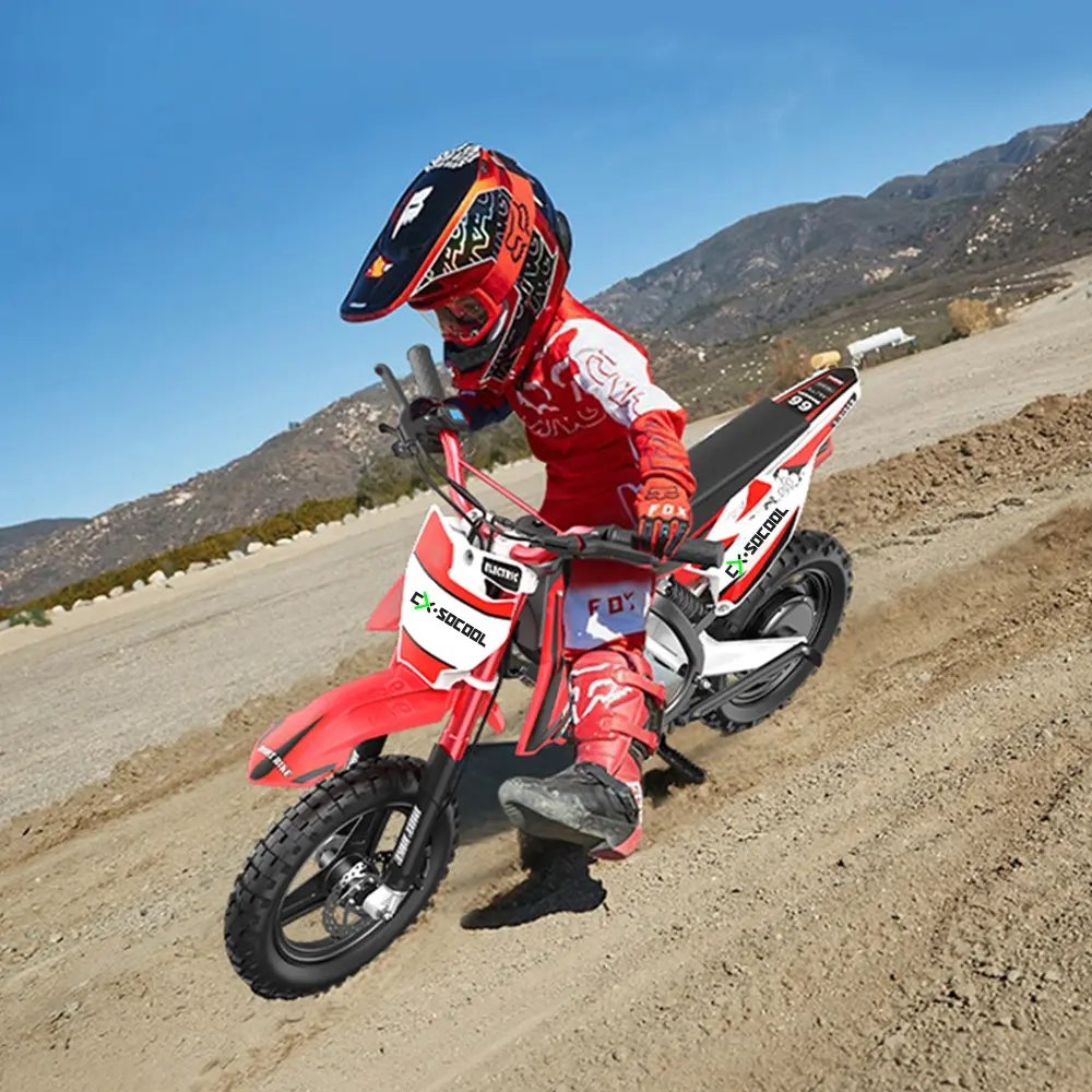 2024 Children Sports Bmx Racing Scooter Motorbike Motor Mountain Ebike Offroad Kids' E Bike Motorcycle For Kids