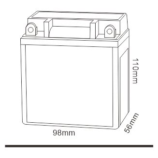 guangzhou motorcycle spare parts battery 12N3-BS used italika motorcycles