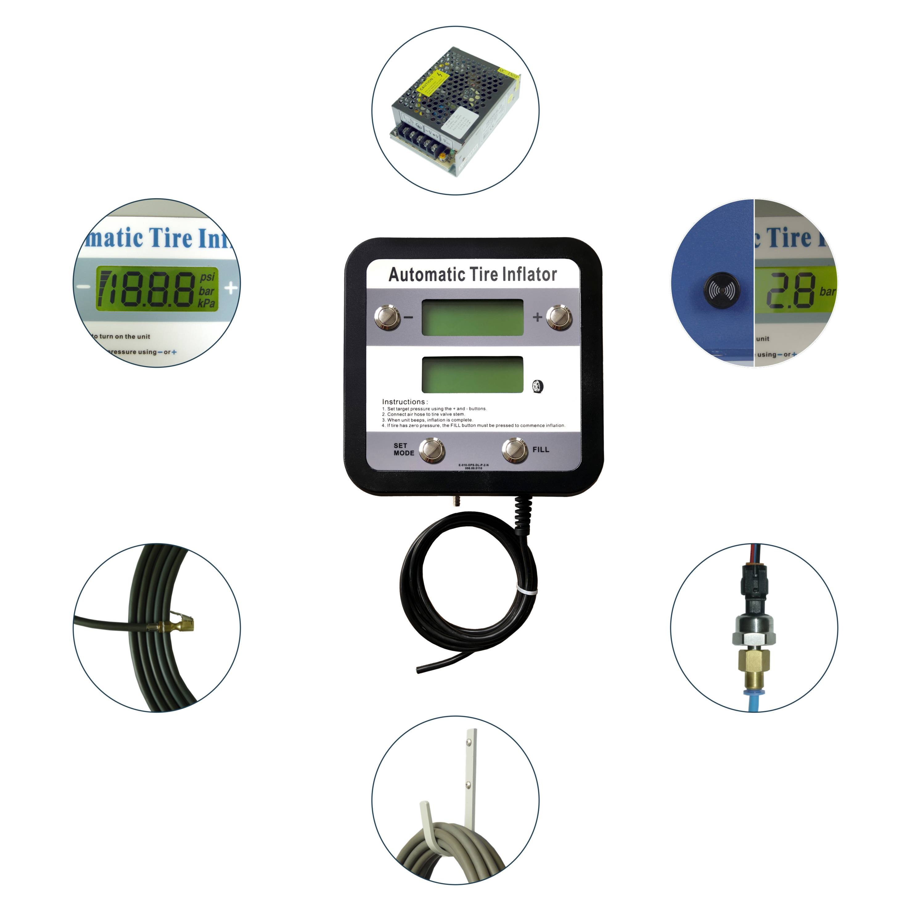 G5 Digital Tyre Vend Inflators Truck Bus Automatic Tyres Inflator Machine Motorcycle Air Machine Tire Inflator