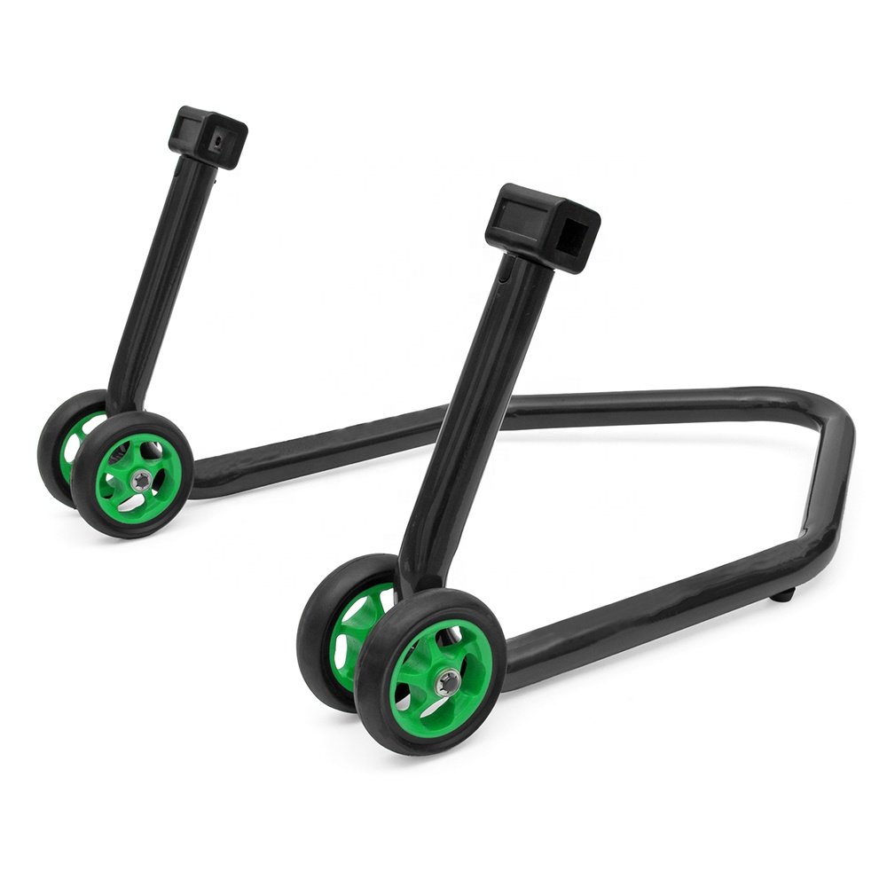 Universal Motorcycle stand Rear Spool Paddock stand For Motorbike Rear Wheel In Green Wheel
