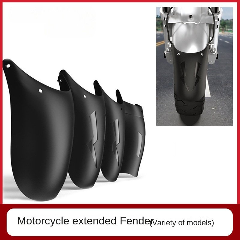 Universal Motorcycle Front Rear Fender Modification Accessories Electric Vehicle Water Barrier made Durable Plastic Used