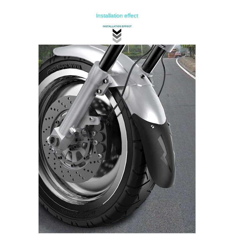 Universal Motorcycle Front Rear Fender Modification Accessories Electric Vehicle Water Barrier made Durable Plastic Used
