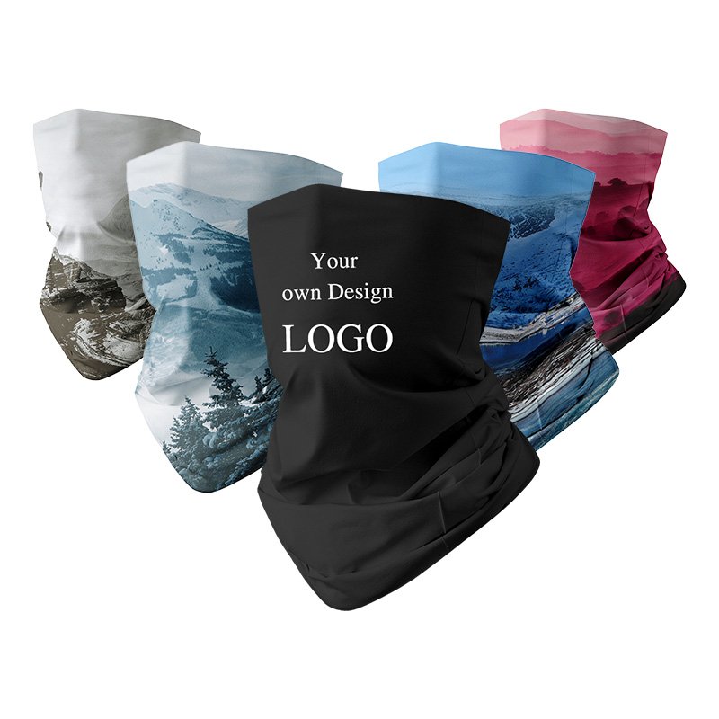 High Quality Cooling Camo Multifunctional Sun Protection Polyester Stretch Bandanas Neck Bandana Motorcycle
