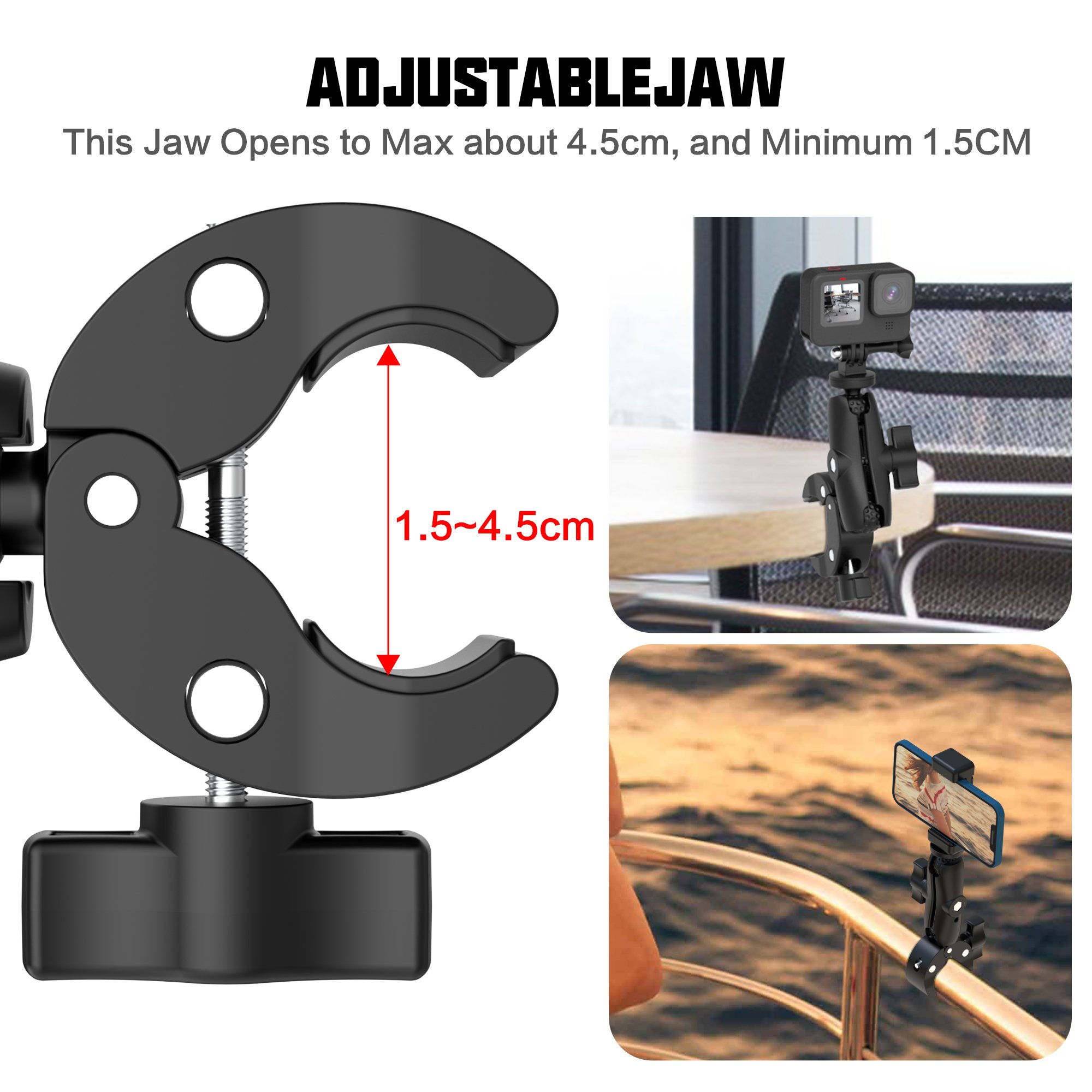 Action Camera Accessories Motorcycle Riding Bracket Carbon Fiber Extension Rod For Riding Shooting For Gopro Insta360X3