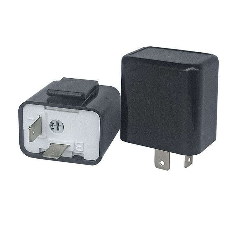 12V 2 Pin LED FM 2-pin Automobile Motorcycle Steering Flash Relay