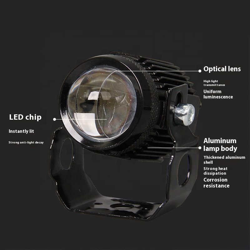 Wholesale 12V Mini Motorcycle Spotlight Yellow 6000k Fog Lights IP67 Cob LED Chip spot light Cars Used project