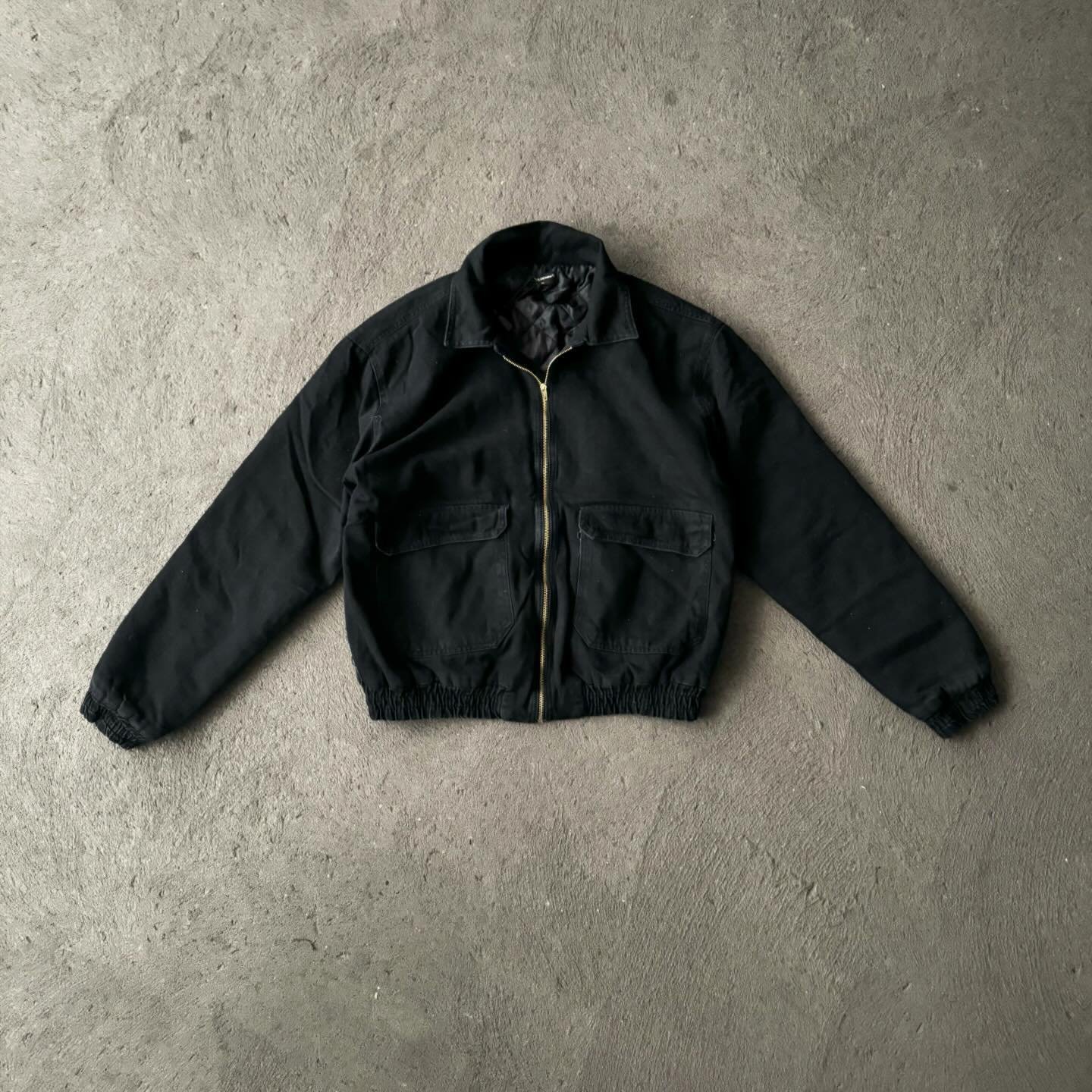 OEM custom design vintage washing band collar zip up used work jackets plus size designer men jacket