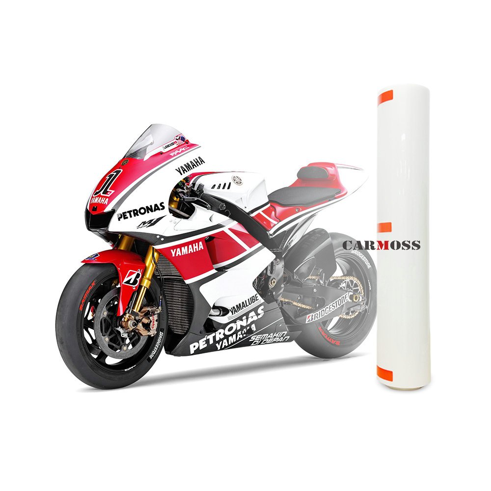 CARMOSS 7.5mil Motorcycles TPU Paint Protection Film for Yamaha Racing Motorcycles