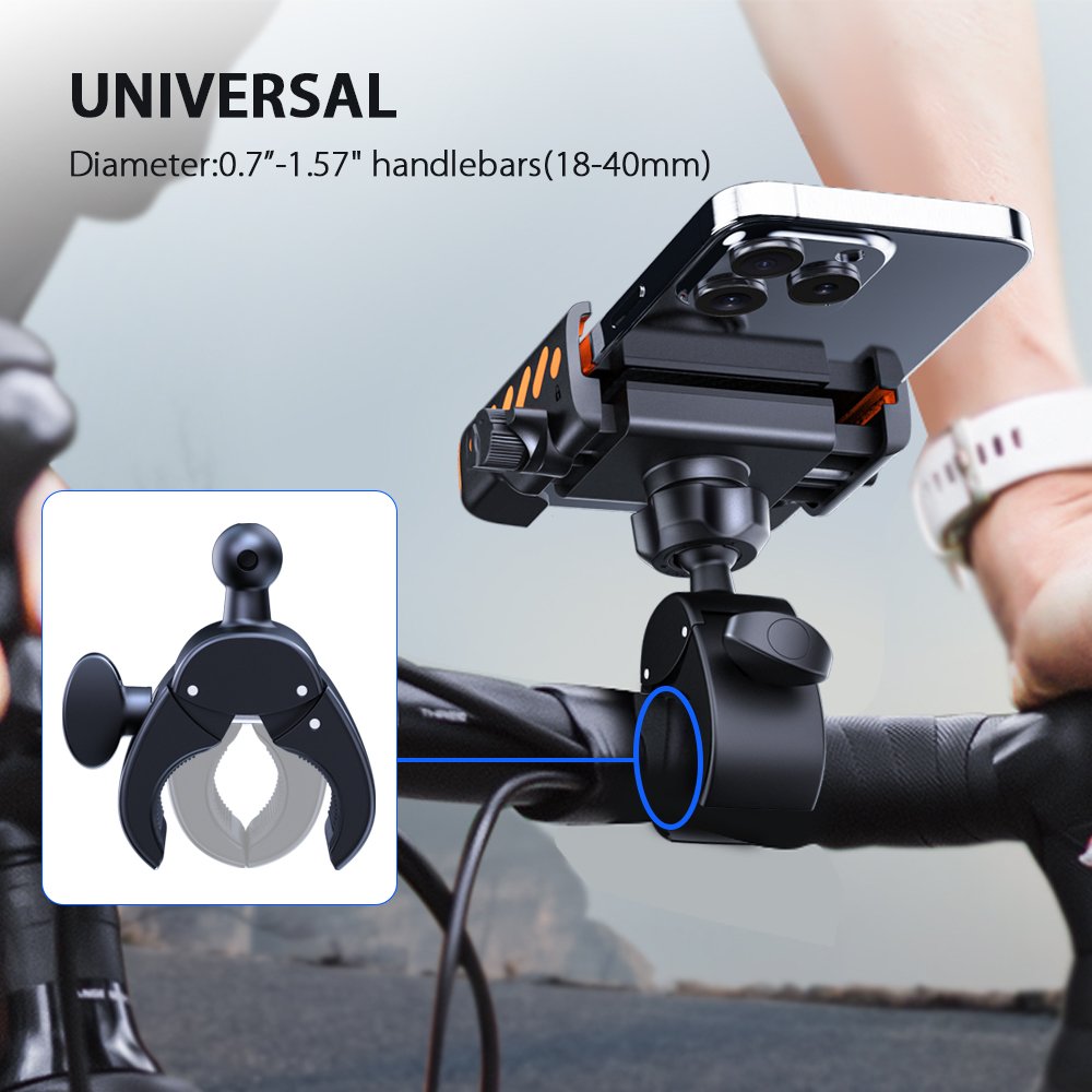 New arrivals smartphone accessories bicycle bike phone holder mount mobile holder for bike cell phone holder for motorcycle