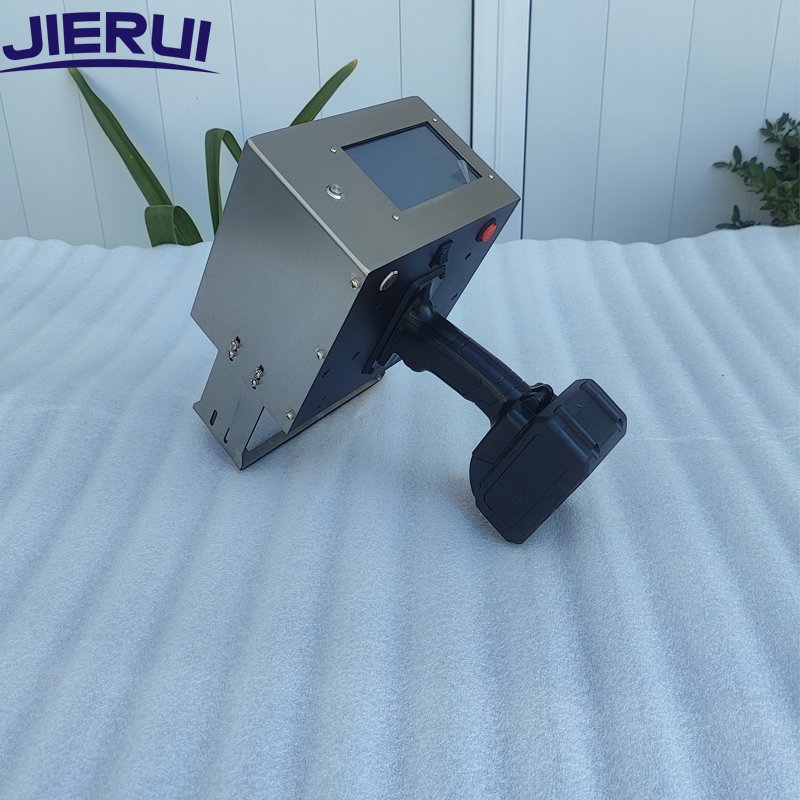 120*30MM Handheld Marking Machine With Touch Screen Dot Peen Metal Engraving Used For Car And Motorcycle Parts Vin Number