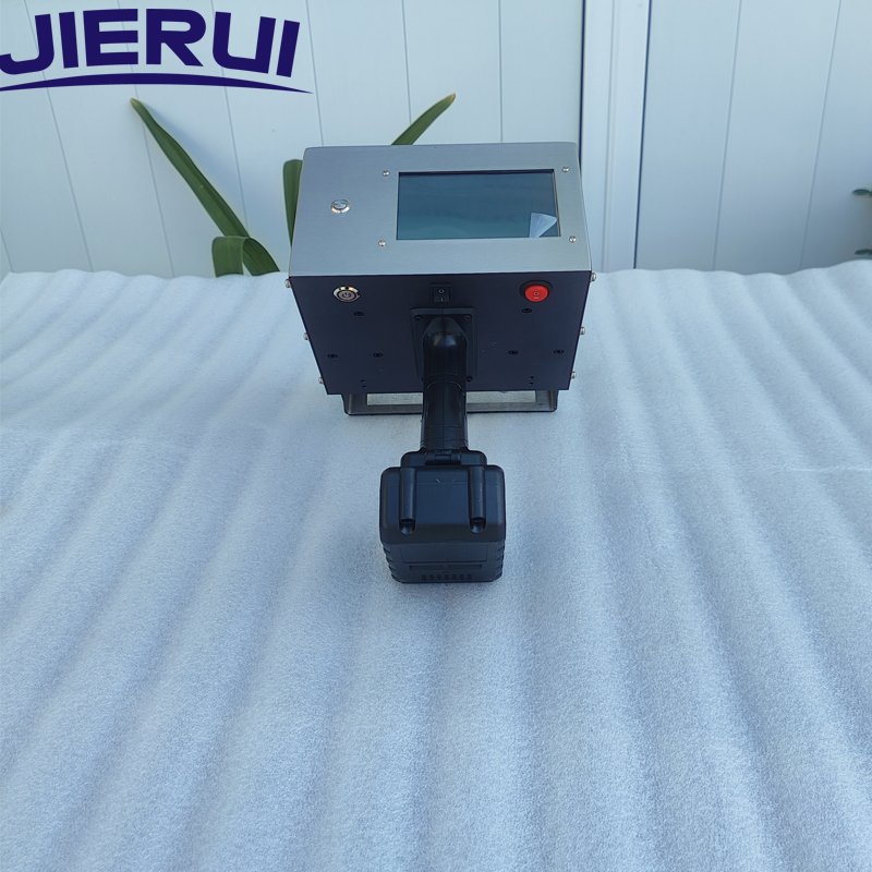 120*30MM Handheld Marking Machine With Touch Screen Dot Peen Metal Engraving Used For Car And Motorcycle Parts Vin Number