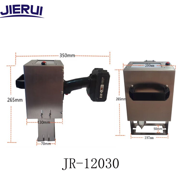 120*30MM Handheld Marking Machine With Touch Screen Dot Peen Metal Engraving Used For Car And Motorcycle Parts Vin Number