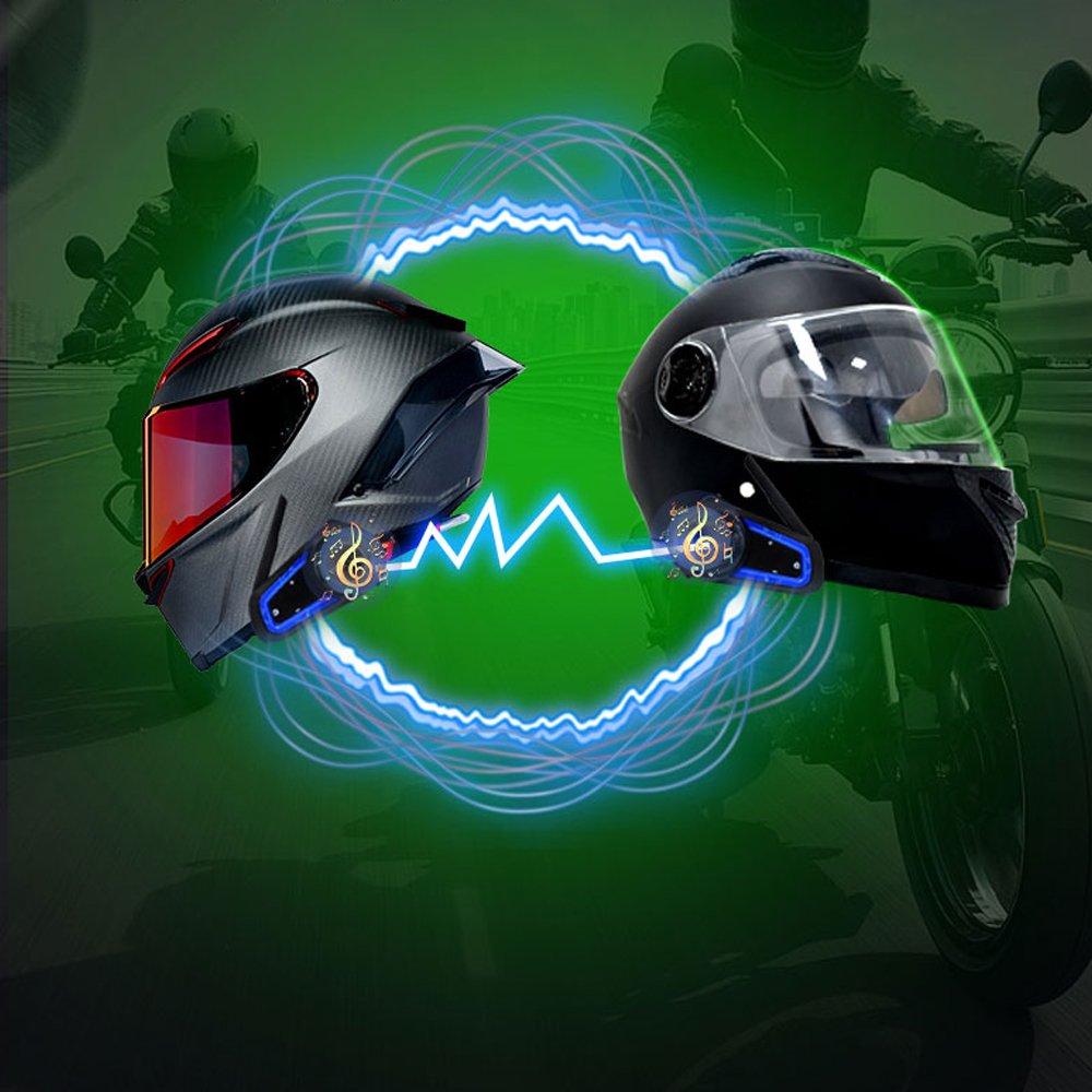 TOUCARE V10 Dual chip motorcycle bluetooth intercom 8 Riders conference intercom at The Same TimeIP67 Waterproof intercom