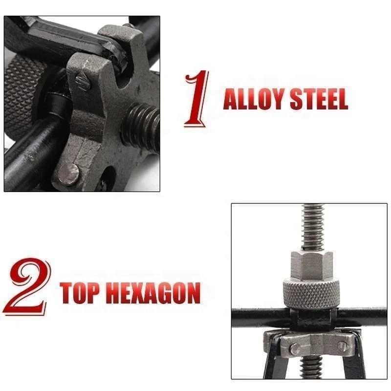 3 Jaw Pilot Bearing Puller Auto Motorcycle Bushing Remover Extractor Manual Tool