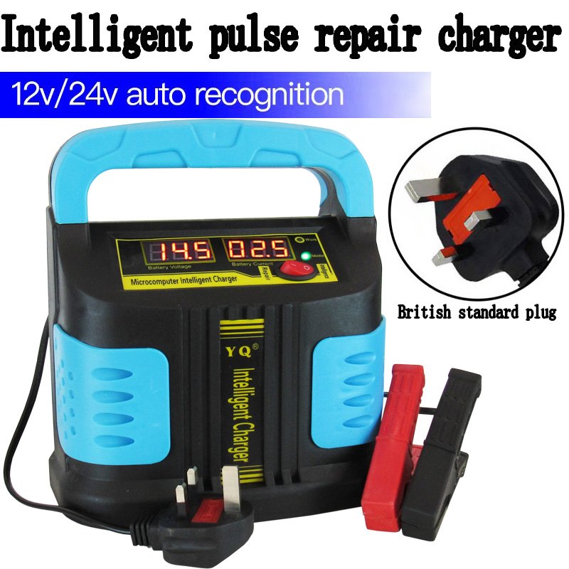 Can be used for 12 volt 24 volt battery repair voltage charger intelligent charging