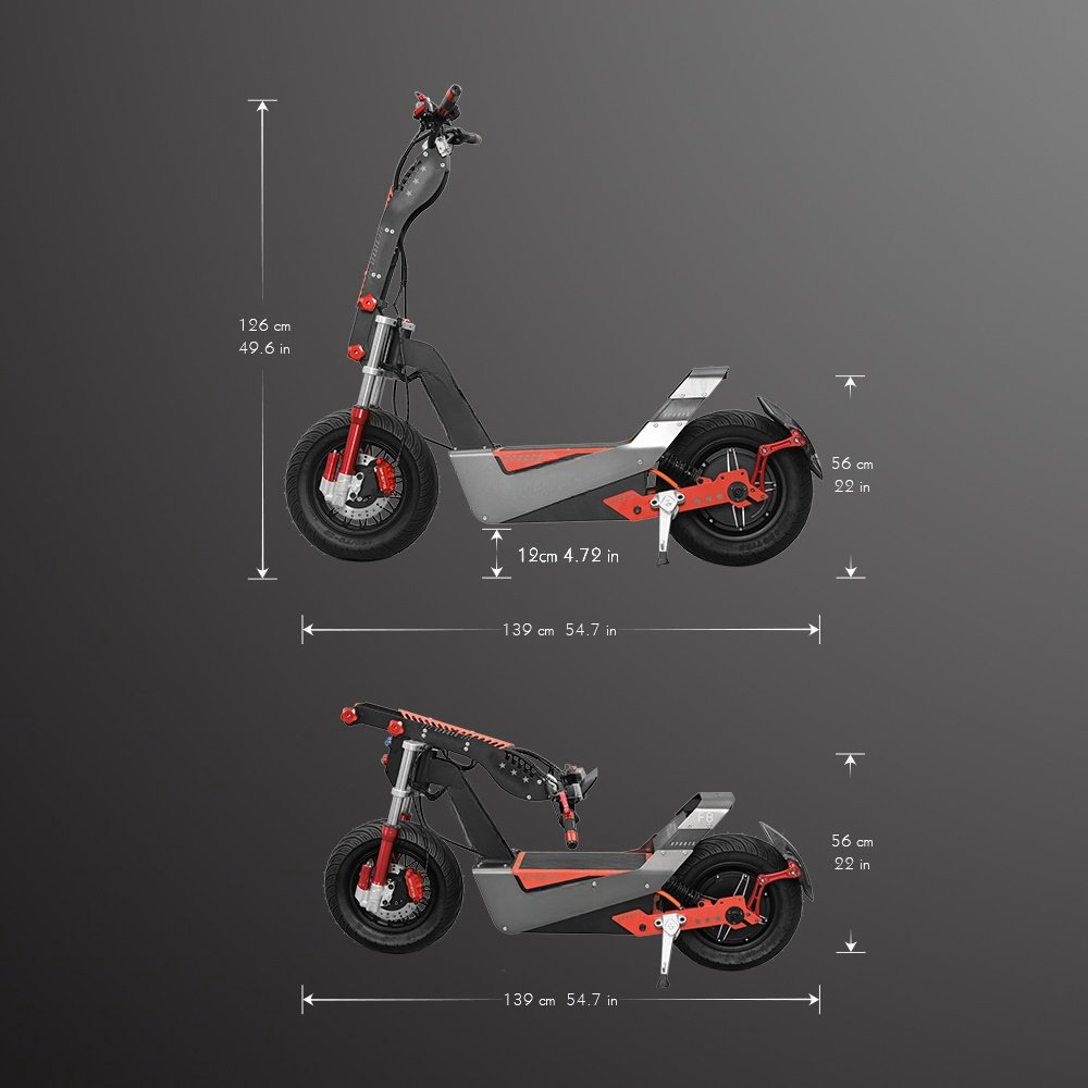 Good quality high speed Big power electric Scooter Foldable Scooter for adult light weight mobilityscooter