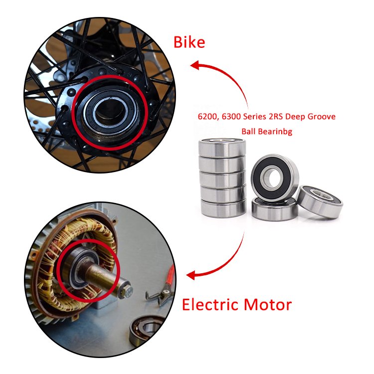 6200-2RS 6200-2RZ-A bearing for Fan motor deep groove ball bearing 6200-2Z 6200RS 6200ZZN high precision bearings