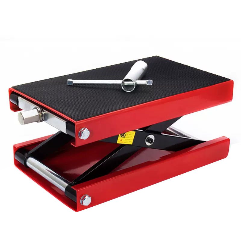Portable Center stand 500Kg /1100lbs Mini Table Central Hydraulics crane Motorcycle Scissor Lift for Mechanics Workshop and Home