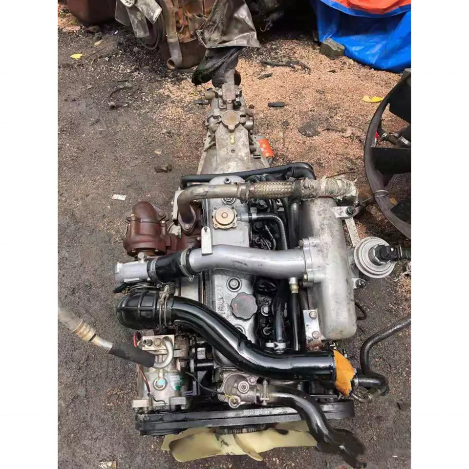 Original isu zu 4JB1 4jj1 Used Diesel Engine assembly Turbo gearbox truck motorcycle
