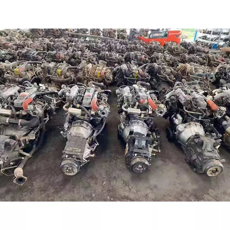 Original isu zu 4JB1 4jj1 Used Diesel Engine assembly Turbo gearbox truck motorcycle