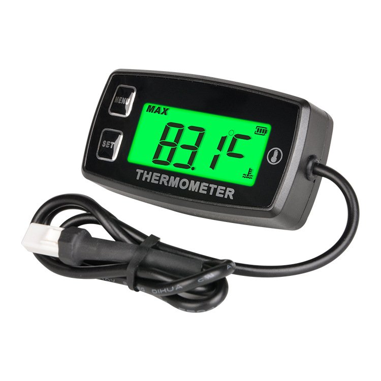 Digital backlight thermometer temperature sensor thermometer used for motorcycle generator plow tractor ATV