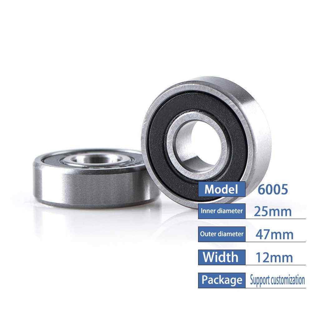High precision deep groove ball bearing 6005 high speed high performance dustproof low noise long life suitable for motorcycle