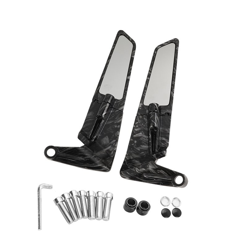 For Kawasaki for Yamaha for Honda for Ducati High quality custom Motorcycle fixed wing Rearview Mirror Rear View Mirror
