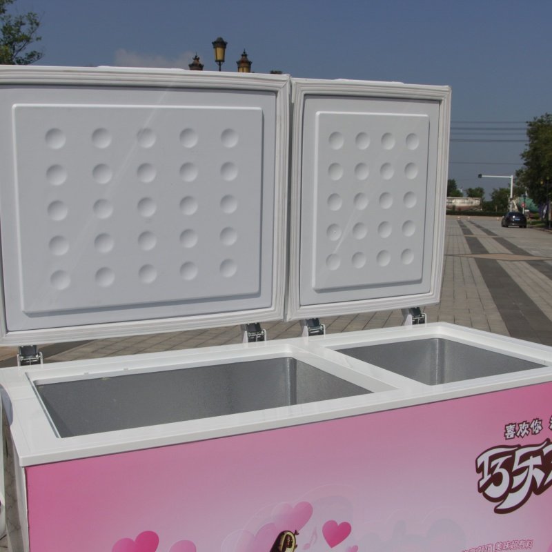 Wholesale Ice Cream Van Cooling Van Truck Food Cargo Carts With Mini Mobile Fridge