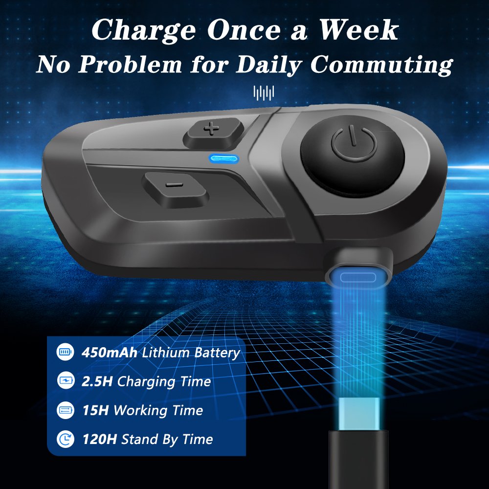 New Design Bluetooth Headset Motorcycle Accesorios Para Motocicleta Intercomunicador Para Casco De Motocicleta System