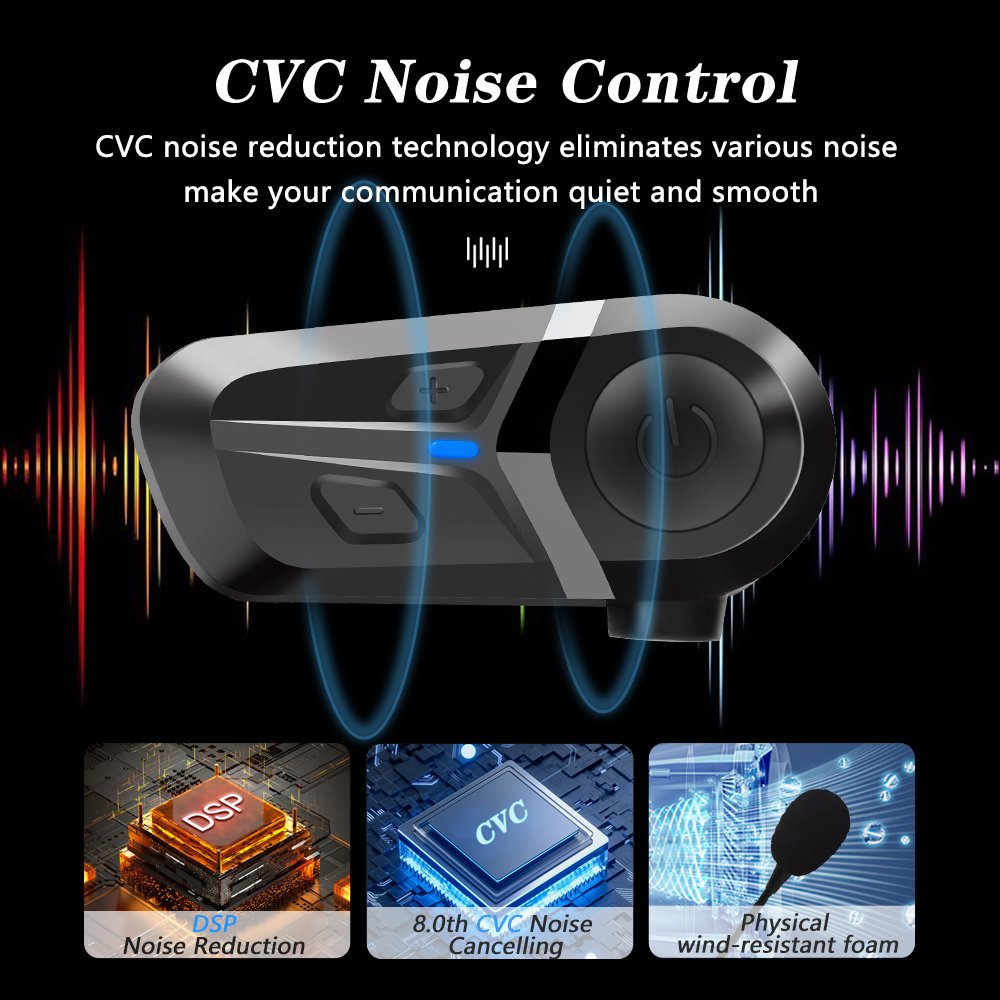New Design Bluetooth Headset Motorcycle Accesorios Para Motocicleta Intercomunicador Para Casco De Motocicleta System