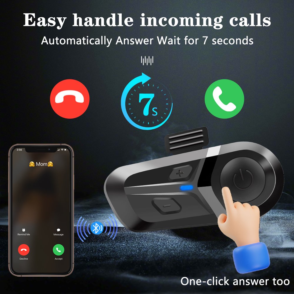 New Design Bluetooth Headset Motorcycle Accesorios Para Motocicleta Intercomunicador Para Casco De Motocicleta System