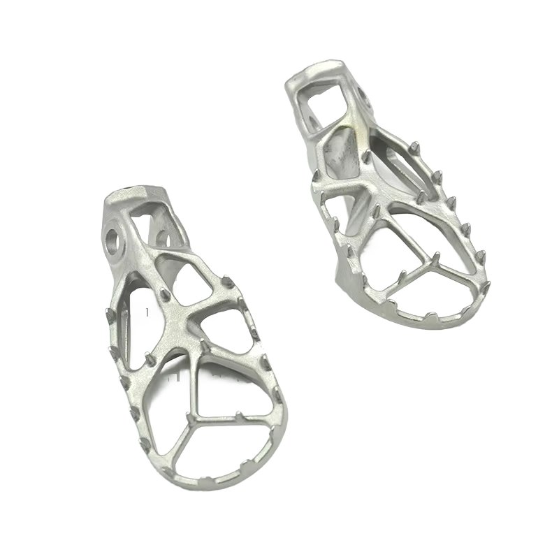 Stainless steel casting service Rear Foot Pegs Pedals PC Material Body Systems for Motocross Auto Parts Motorcycle Parts