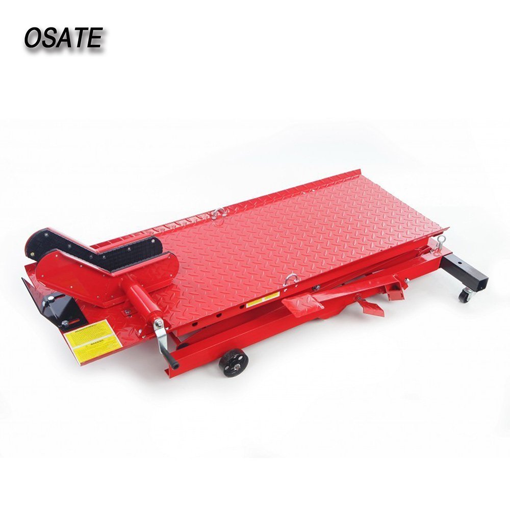 OSATE 800LBS / 1000LBS Garage Equipment Air Pneumatic Hydraulic Motorcycle Lift Table Platform for Lifting