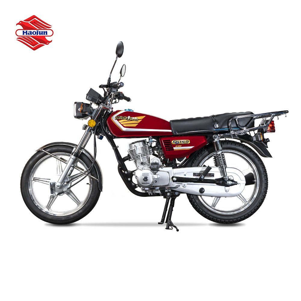 Haojun motos cg 125cc 150cc Popular Two Wheel Custom Gas Fuel Motorbike Adult Used Motorcycle