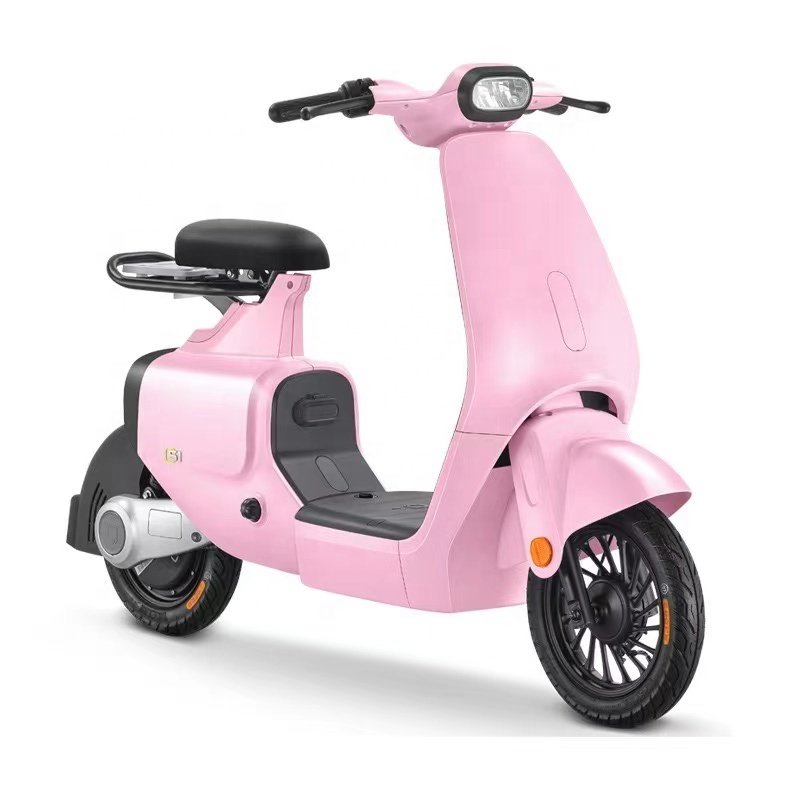 2024 New Electric Urban Mobility Scooter 48V12a500W Female-Friendly Lovely Fruit Color 2-Seat Car Compatible Electric Motorcycle