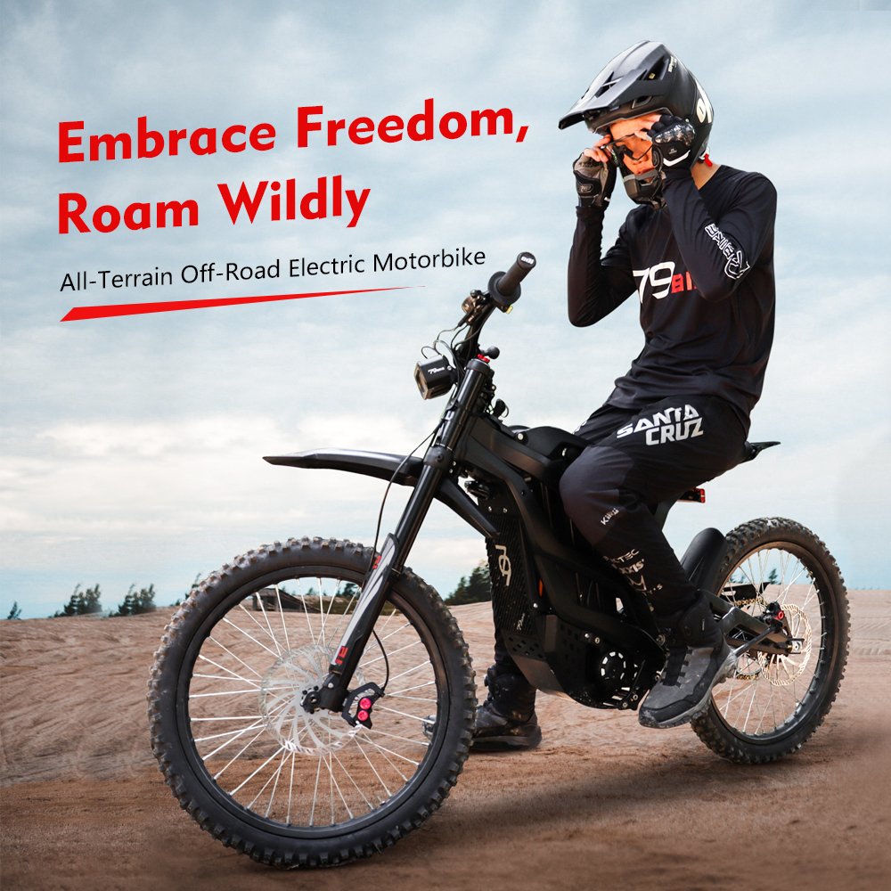 79 Bike 72V 35Ah Electric Motorcycle 5Kw 10KW 12000W Ebike 410N.M 85Km/H App Control Eco Sport Mode Electric Dirt Bike Adult