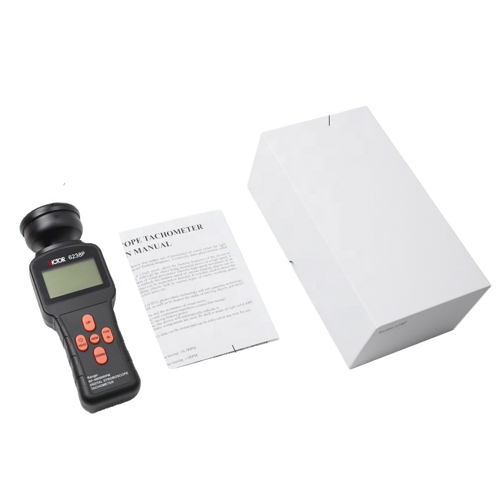 6238P Range 60-39999 RPM Digital Stroboscope Tachometer Non Contact Used In Motorcycle Car Meter