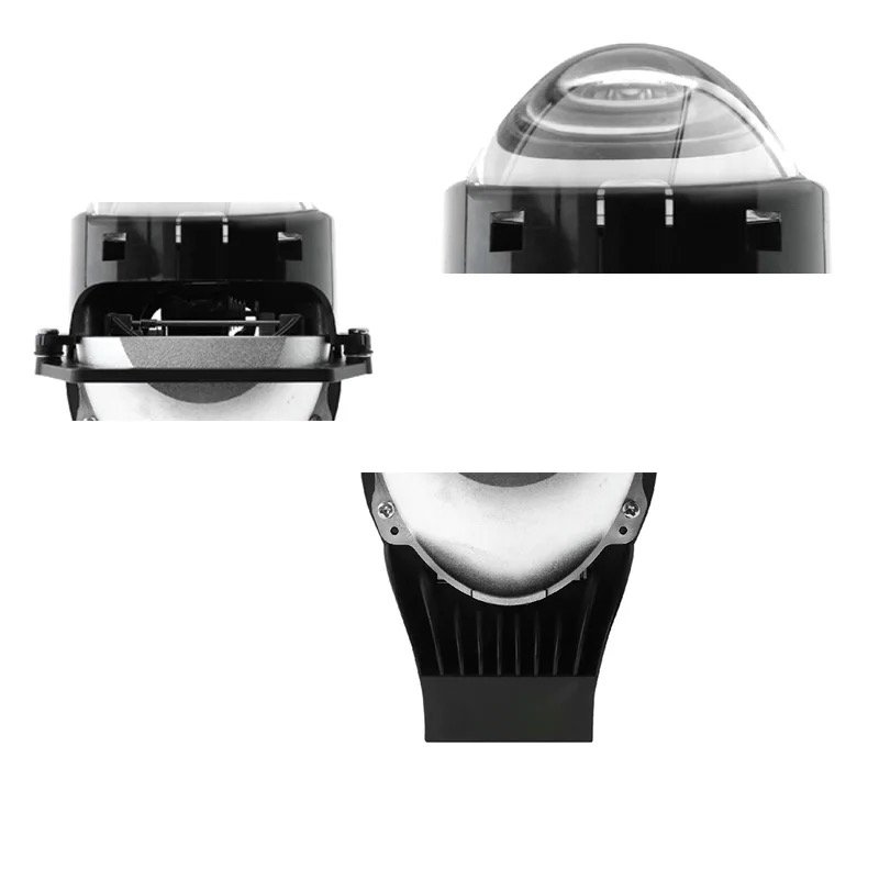Hot Selling 60W High Power LED Headlights 12V 6000K Bi LED Projector Lens 3.0 Inch Car Accessories Model X5 Car Led Projectors