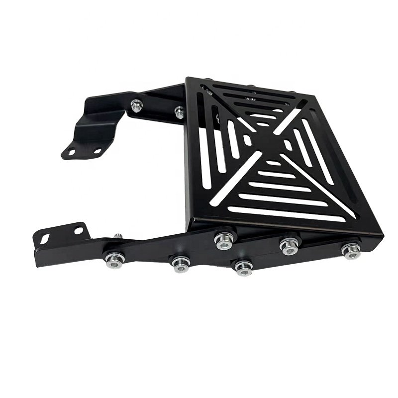 Motorcycle Top Box Foldable Adjustable Bracket Motorbike Trunk Sliding Mobile Luggage Rack For Y15