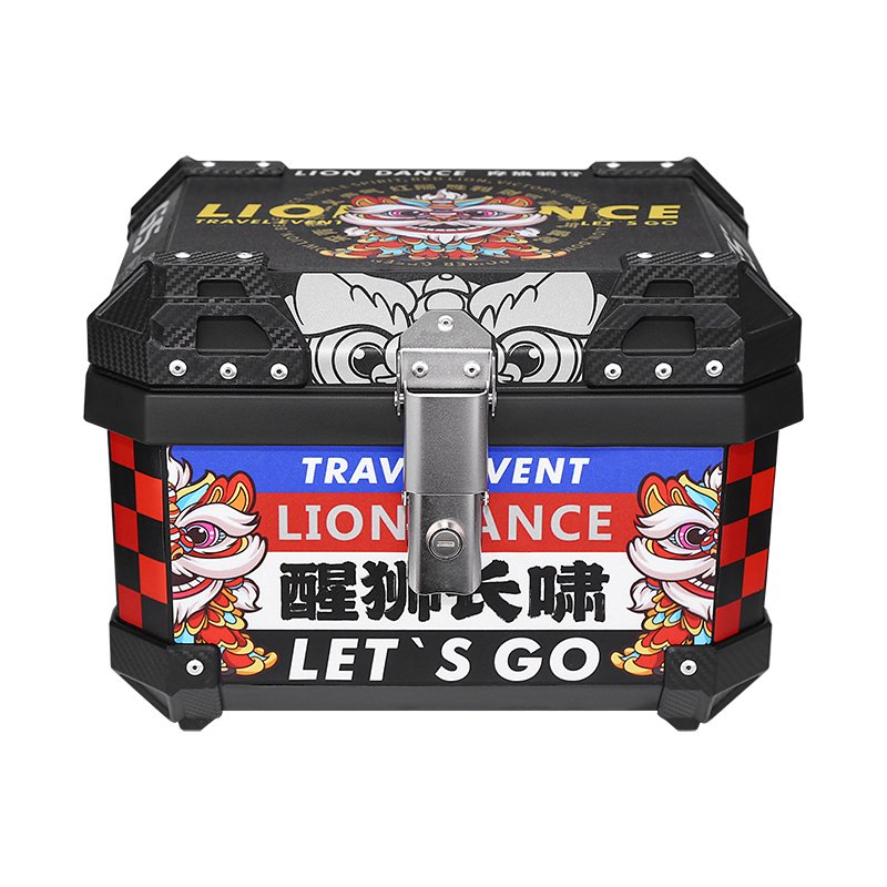 motorcycle PP plastic box Maxi-Scooter motor X-size motorbike trunk big tail cases top box