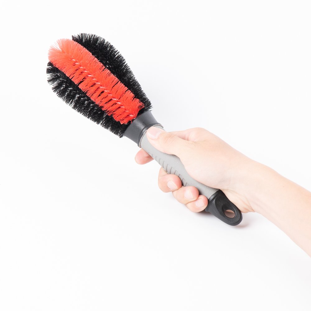JYM-0132 Car PP Long Handle Wheel Cleaning Brush Used for Car Wheel Rim Gap Brushing