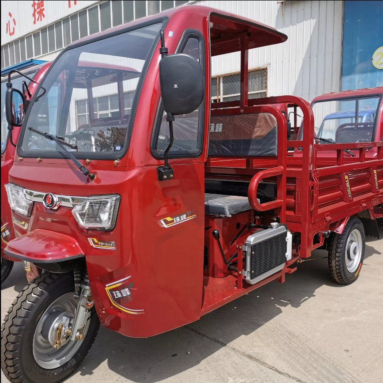 Cabin Cargo Tricycle Motorcycle New Electric Customized Waterproof Passenger Seat Adult Gasoline Motorcycle and Driver 48V Goods