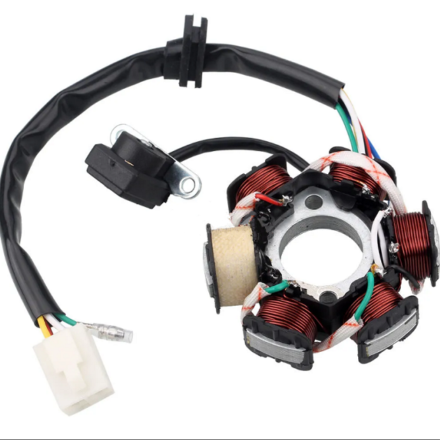 Engine ignition coil stator assembly of motorcycle
