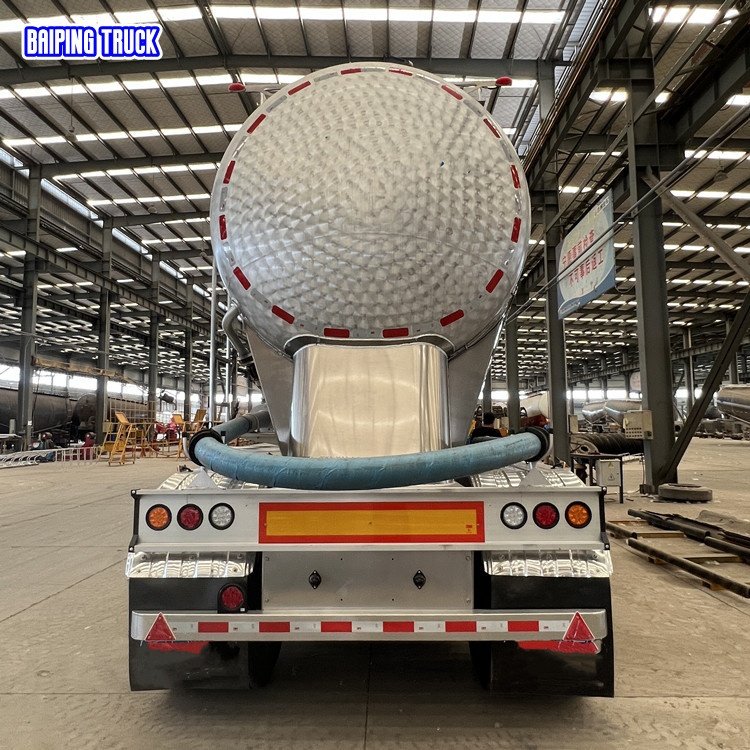 BAIPING Dry Bulk Cement Silo Tank/ Powder Material Tanker Bulk Cement Tank Semi Trailers