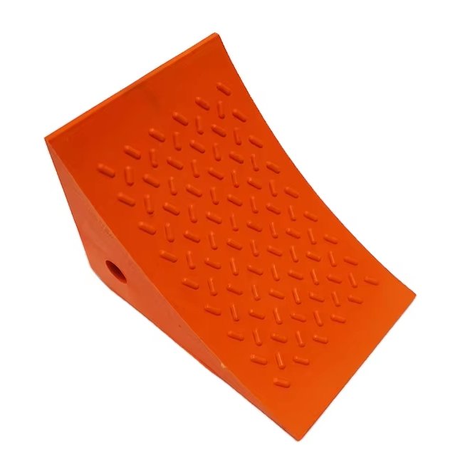 20 tons wheel chock Car parking equipment polyurethane wheel chock for mining truck