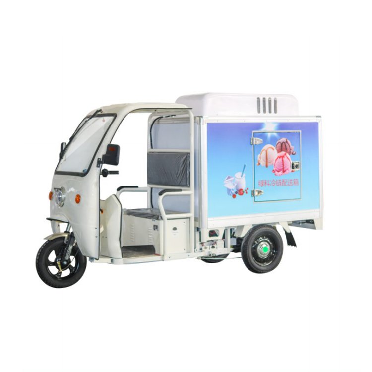 Refrigeration Freezer Electric Tricycle Cargo Tricycles 3 Wheel Bike Gasoline Engine Motorcycle