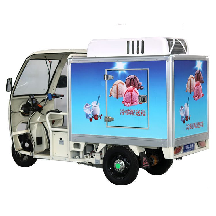 Refrigeration Freezer Electric Tricycle Cargo Tricycles 3 Wheel Bike Gasoline Engine Motorcycle