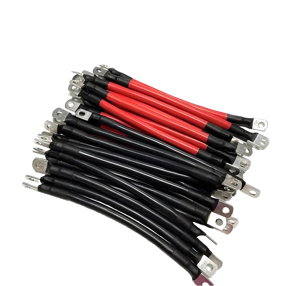 HLNT Battery Cable 2awg 4awg 6awg Battery Cables With Terminals Copper Battery Cables For Car Marine Solar Rv Motorcycle